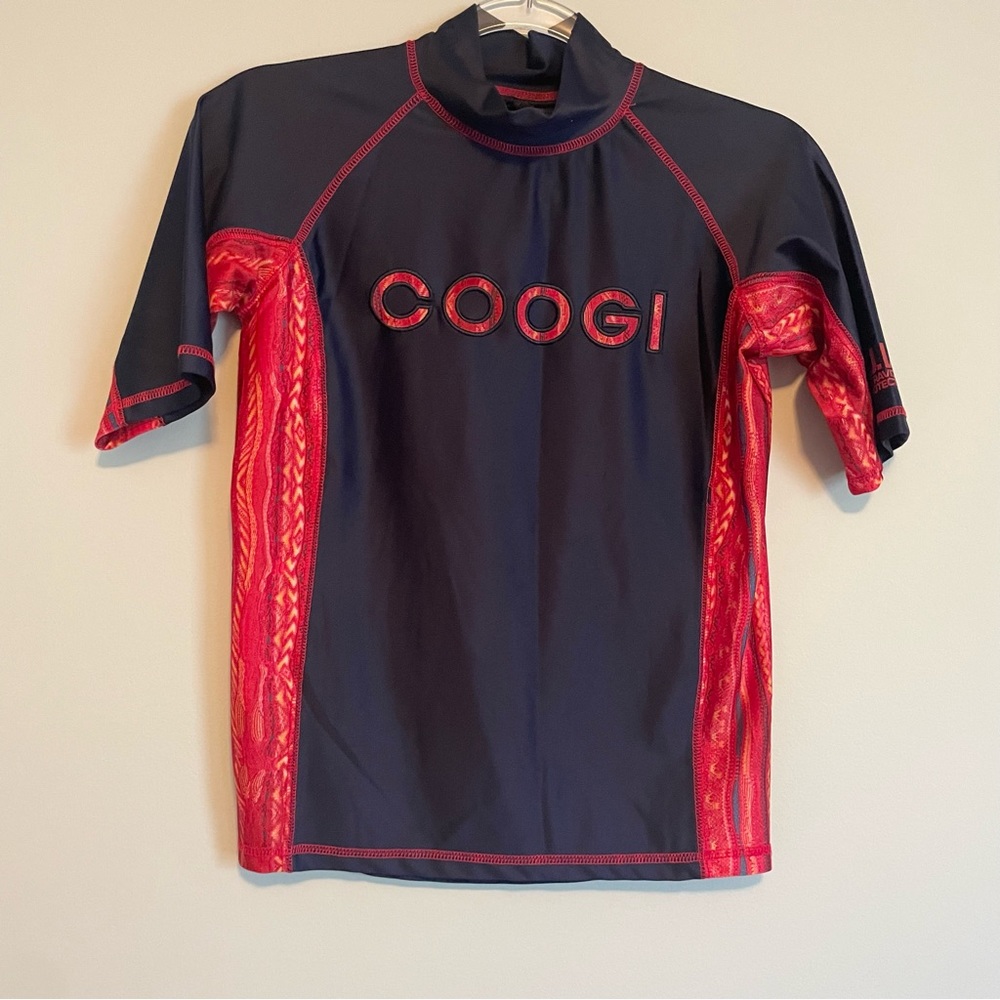 COOGI Boys Sun UV Protection Swim Shirt Athletic Short Sleeve Outdoor T-Shirt 12
